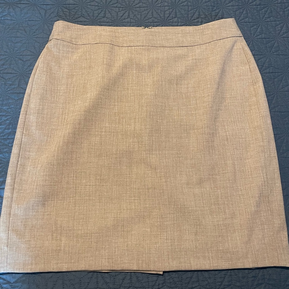 Banana Republic gray lined skirt size 12